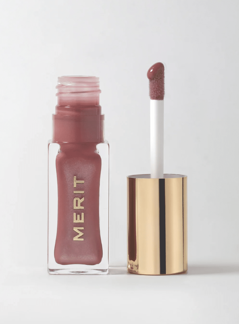 Merit Beauty: My Favorite Makeup for Mature Skin lip oil tania stephens 50 is not old fashion blogger